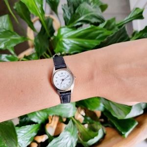 Vintage Sekonda Quartz Classic Leather Watch